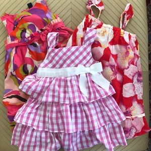 Lot of 3 Girls summer dresses 3T